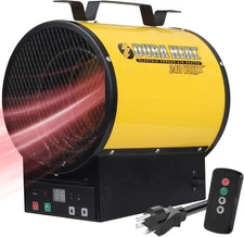 EUH4000R Electric Forced Air Heater with Remote Control 12,800 Btu