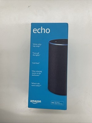 Amazon Echo (2nd Generation) Smart Assistant - Charcoal Fabric