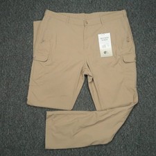 Clothing Arts Pants Womens 18 Khaki Tan Cargo Travel Hiking Outdoor