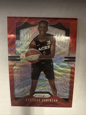2020 #44 Danielle Robinson Panini Prizm WNBA Basketball Red Wave Prizm Aces