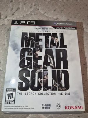 Metal Gear Solid At Legacy Collection Playstation 3 PS3 Game Complete CIB