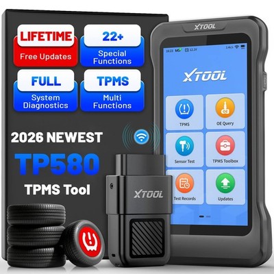 XTOOL TP580 TPMS Programming Wireless Scanner Full System Dianostic Tool CANFD