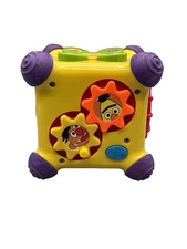 Vintage 2001 Sesame Street Musical Activity Cube Cookie Monster Elmo Bert Mattel