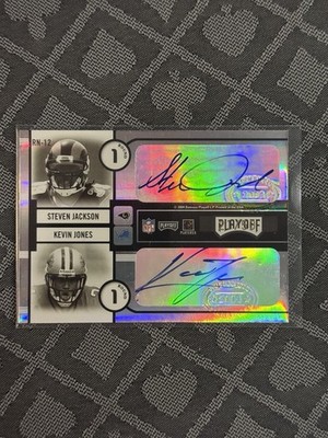 2004 Playoff Contenders Quad Steven Jackson Jones Williams Perry Rookie Auto /50