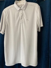 Tommy Bahama Polo Shirt Mens Medium Blue Island Zone Performance Breathable Golf