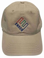 Enron Hat 2212 - Embroidered Adjustable Corporate History Cap