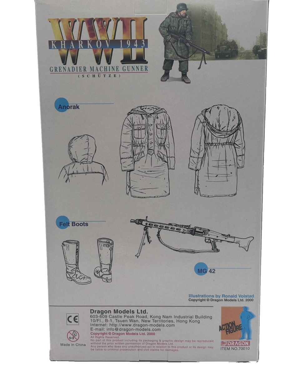 Dragon 1/6 WWII German Grenadier Machine Gunner 