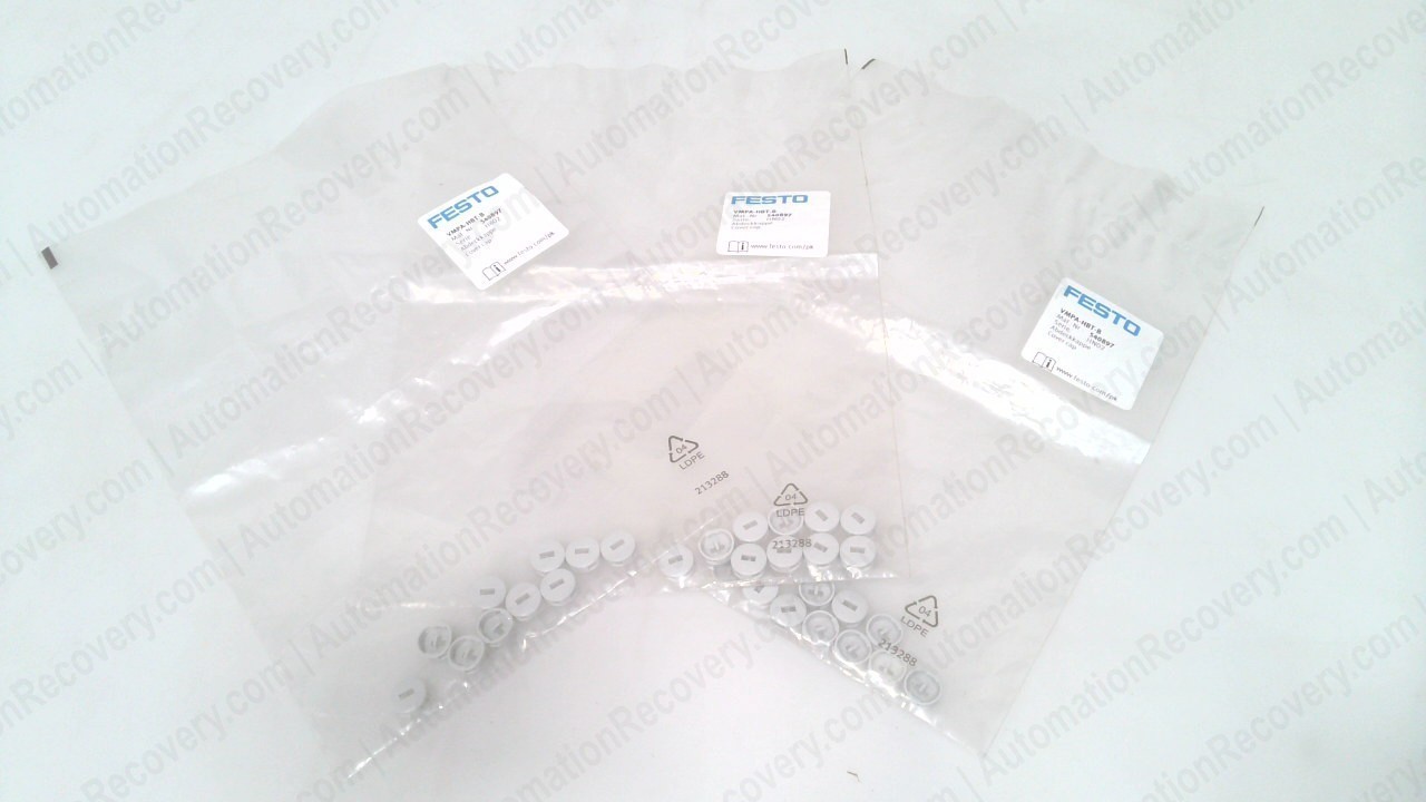 FESTO VMPA-HBT-B PACK OF 3 PACKS OF 10, COVER CAP, 540897, NEW #342187