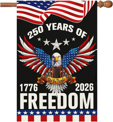 250 Anniversary Usa Garden Flags for Outside, 250 Anniversary USA Flag 1776-2026