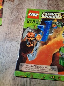 LEGO 8189 Power Miners Magma Mech Instruction Manual Mars Mission No Bricks