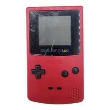 RESTORED Nintendo Game Boy Color Berry Red CGB-001 GBC Video Game Console Retro