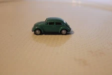 HO Scale Herpa, 1960's 2 Door Volkswagen Kafer Automobile, Green