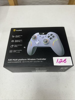 EasySMX - X20 Wireless Gaming Controller, RGB Backlit, Hall Effect Sticks, 1000H