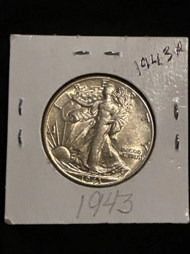 BEAUTY!! 1943 Silver Walking Liberty Half Dollar Philadelphia Mint Choice AU