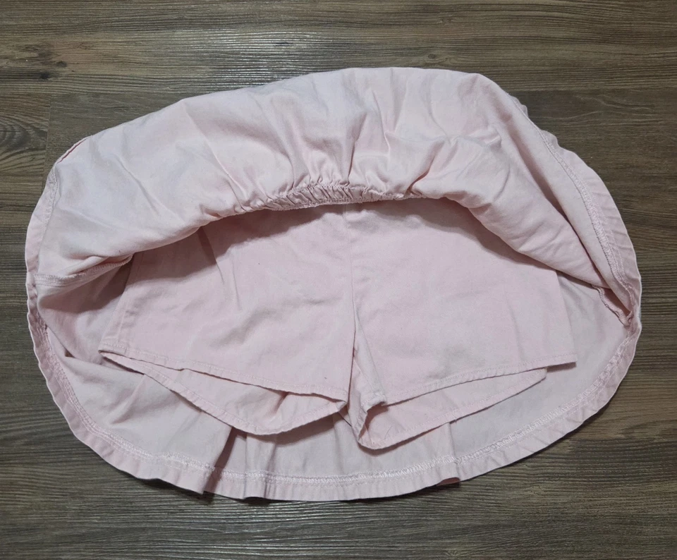 Falda para niña limitada demasiado rosa con pantalones cortos incorporados talla 12 Foto 2 de 4