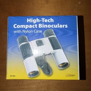 High-Tech Compact Binoculars with Nylon Case - Brand New