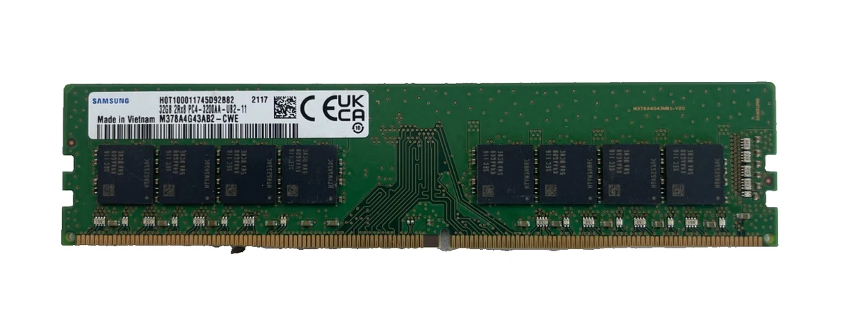 PC4-25600 (DDR4-3200) Bus Speed DIMM Computer Memory (RAM) for