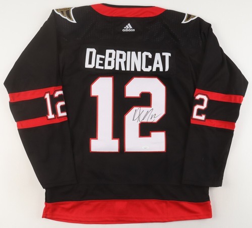 Alex DeBrincat Signed Ottawa Senators Adidas Style Jersey (JSA COA)