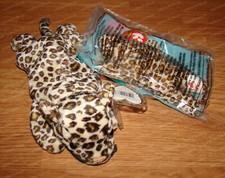 Ty Beanie Babies, Freckles the Leopard, June 3, 1996  McDonald's - PE Pellets