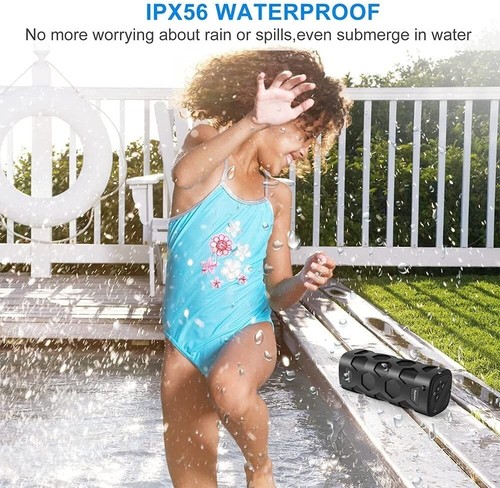 Altavoz Bluetooth Inalámbrico Portátil 20W Subwoofer Bajo NFC AUX a Prueba de Salpicaduras NUEVO - Imagen 3 de 5