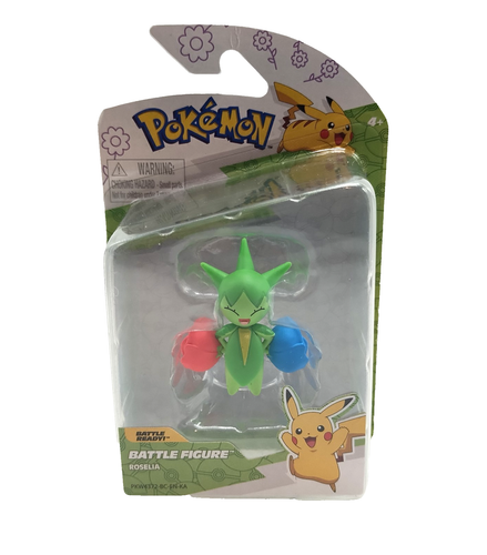 Pokemon Battle Figure Full Set 2025 Easter Spring Pikachu Bulbasaur Roselia NEW - Picture 8 of 9