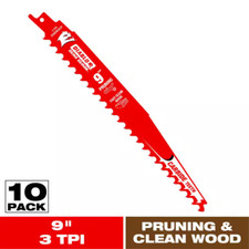 9 in. 3 TPI Diablo Demo Demon Carbide Tipped Reciprocating Saw Blades for Wood