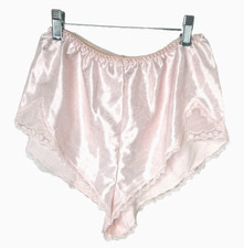 Vintage 80'S MAIDENFORM PANTY S LACE Tap Shorts Hi Cut pink