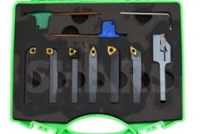 Shars 7PCS 1/4" Indexable Turning Threading Lathe Tool Inserts New #]