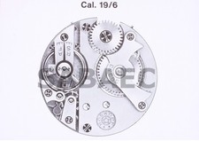 Roskopf Wille Fréres WF 19" 6 19/6 Patent 30353 part 250 Roue heures Ruota ore