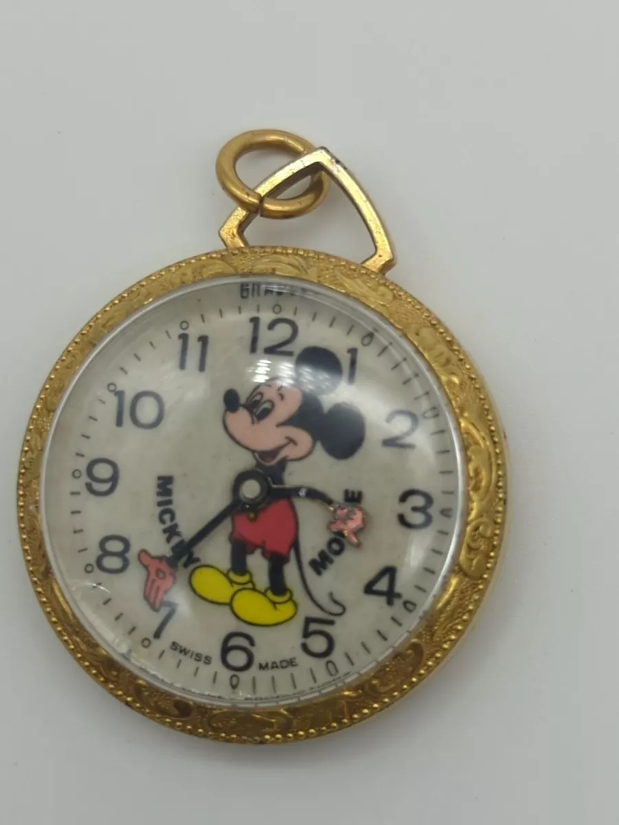 Old mickey mouse pocket hotsell watch