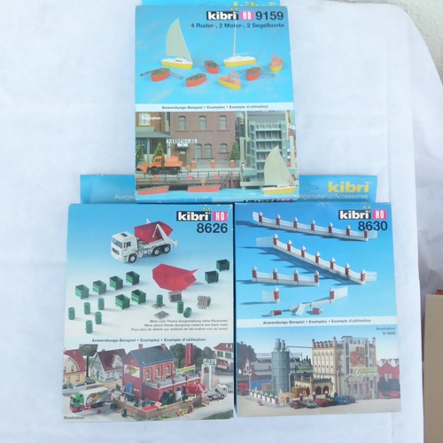 Kibri 9159,8626, 8630 H0 3 x kits material de diseño juegos de decoración en embalaje original | Zustand: Gebraucht