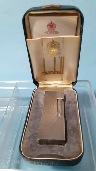 MECHERO DE PLATA MARCA DUNHILL A ESTRENAR DEL AÑO 1973