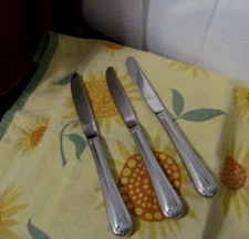 'Winfield' by Gorham Silver, 3 Knives, Stainless, Glossy,  China