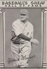 HONUS WAGNER BASEBALL CARD MAGNET HALL FAME ALL STAR FLYING DUTCHMAN PIRATES