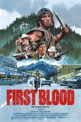 FILM FOTO NR. 24 - RAMBO 1 - FIRST BLOOD (1982) - HOCHGLANZ - 15 x 10 CM - NEU
