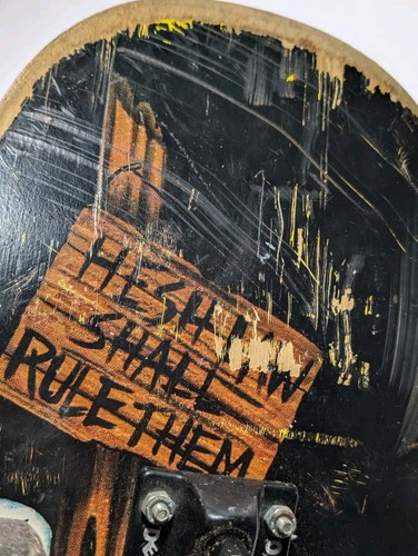 RARE Creature Hesh Saints 8" Deck Skateboard Complete Destructo Trucks Spitfire - Picture 11 of 16