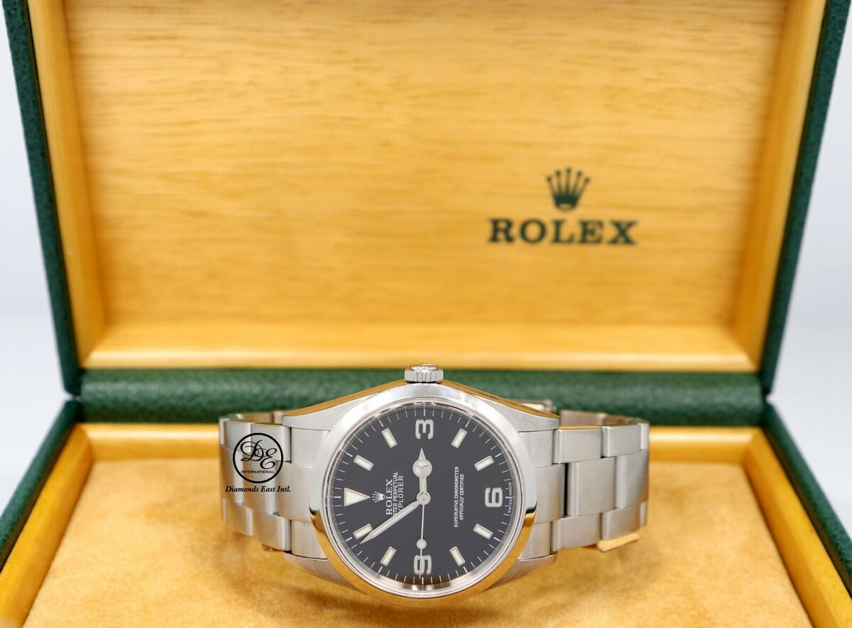 Rolex Explorer I 114270 Steel Oyster Black 36mm Watch Box Rolex Explorer I 114270 Steel Oyster Black 36mm Watch Box