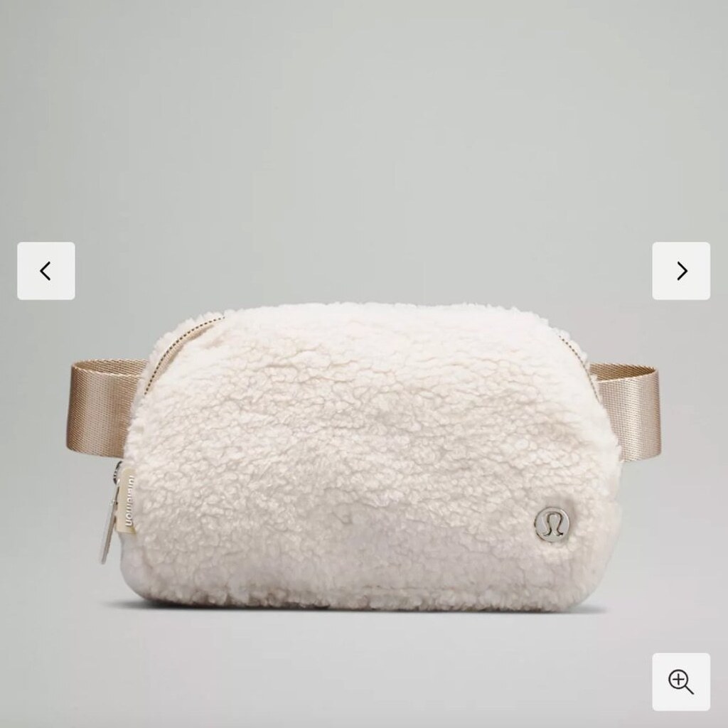 LULULEMON Everywhere Fleece Belt Bag Limited Edition Faux Fur
