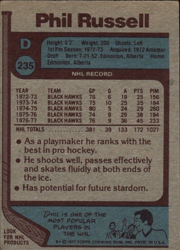 1977-78 TOPPS NHL Card Set Break #1-#264 — You Choose! Rookies, Stars & Commons - Picture 281 of 315
