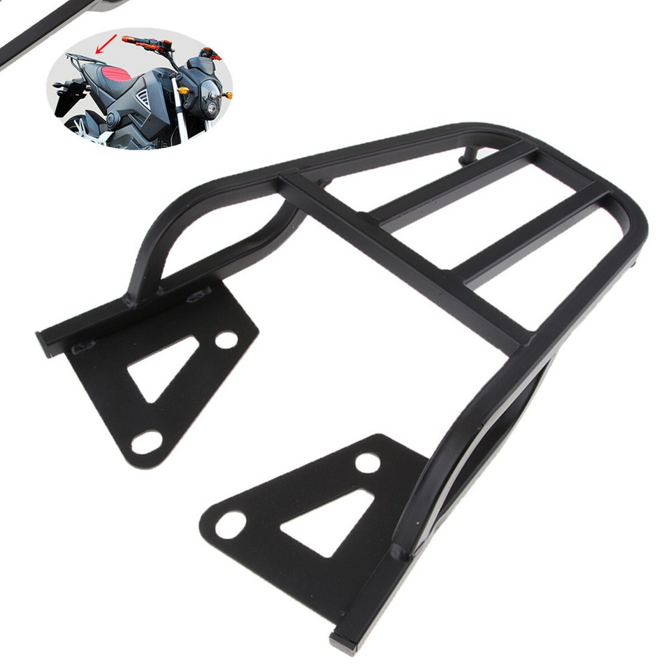 Motorcycle Bike Trunk Seat Metal Luggage Rack Kit Rear Metal Box Tail ...
