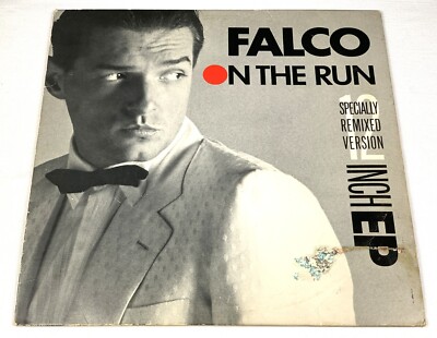 FALCO On The Run Einzelhaft Rare EP Special Mix VG+/EX Vinyl A&M SP 6 451 1982