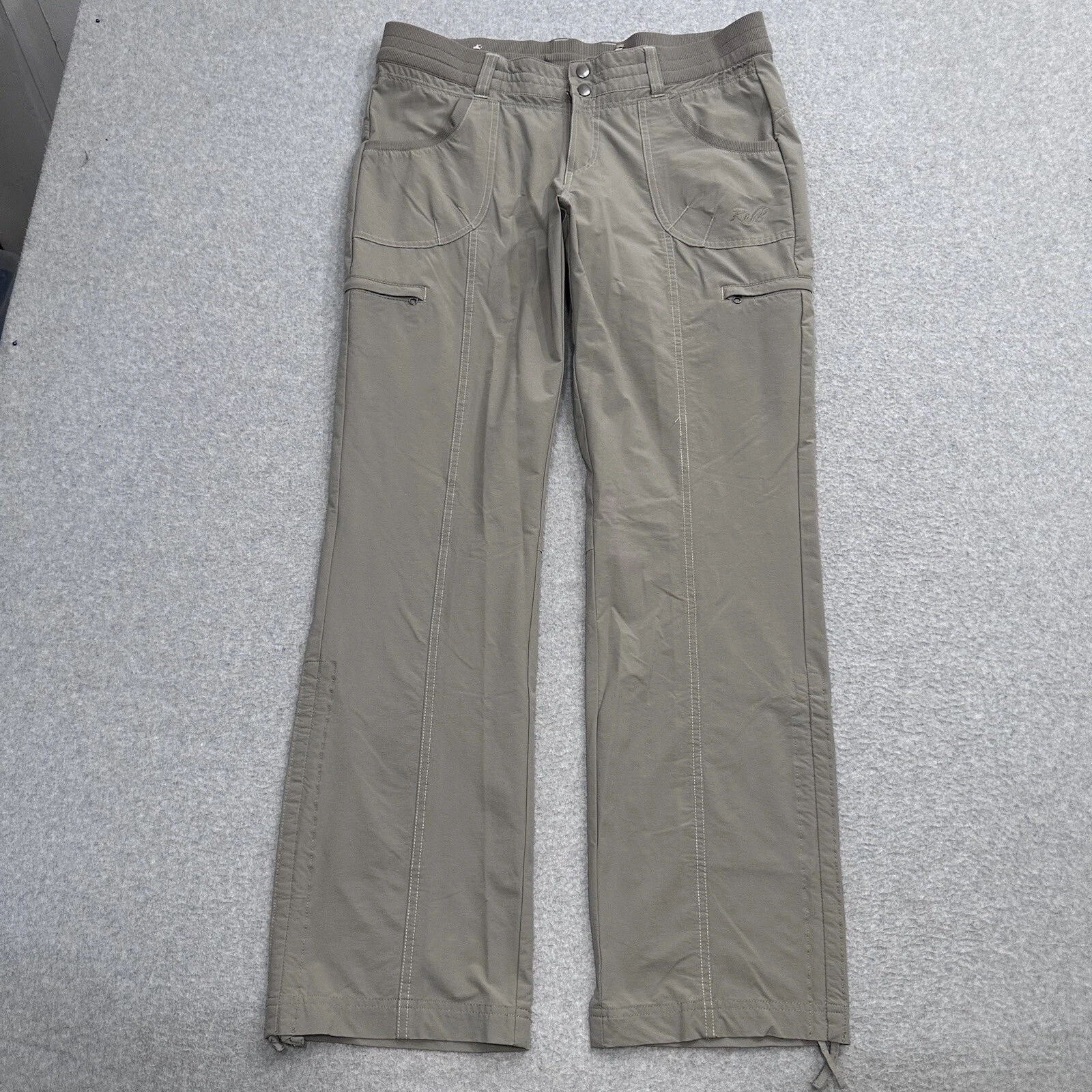 Kuhl Kurve Durango Pants 31” Women’s Size 12 Beige Pocket Lightweight (34x31)