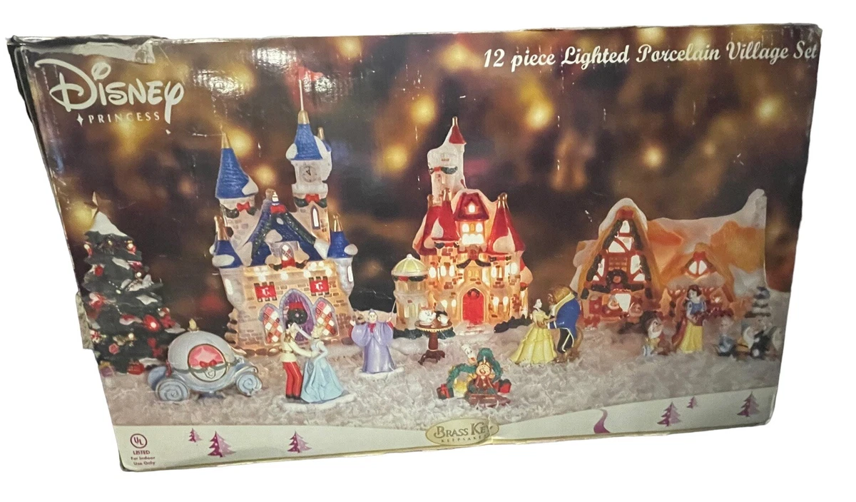 Walt Disney Collectable Porcelain Christmas Village Set www