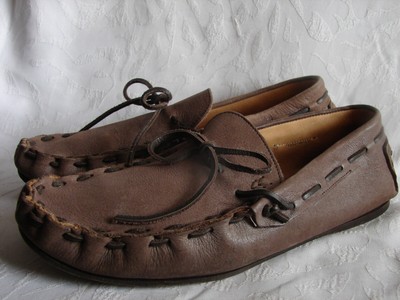John Varvatos Men Brown Leather Loafer Size 10.5 John Varvatos Slip-On Shoes − Sale: at $349.97+ | Stylight main image 2
