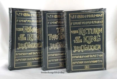 THE LORD OF THE RINGS TRILOGY JRR Tolkien Easton Press Leather Bound NEW SEALED
