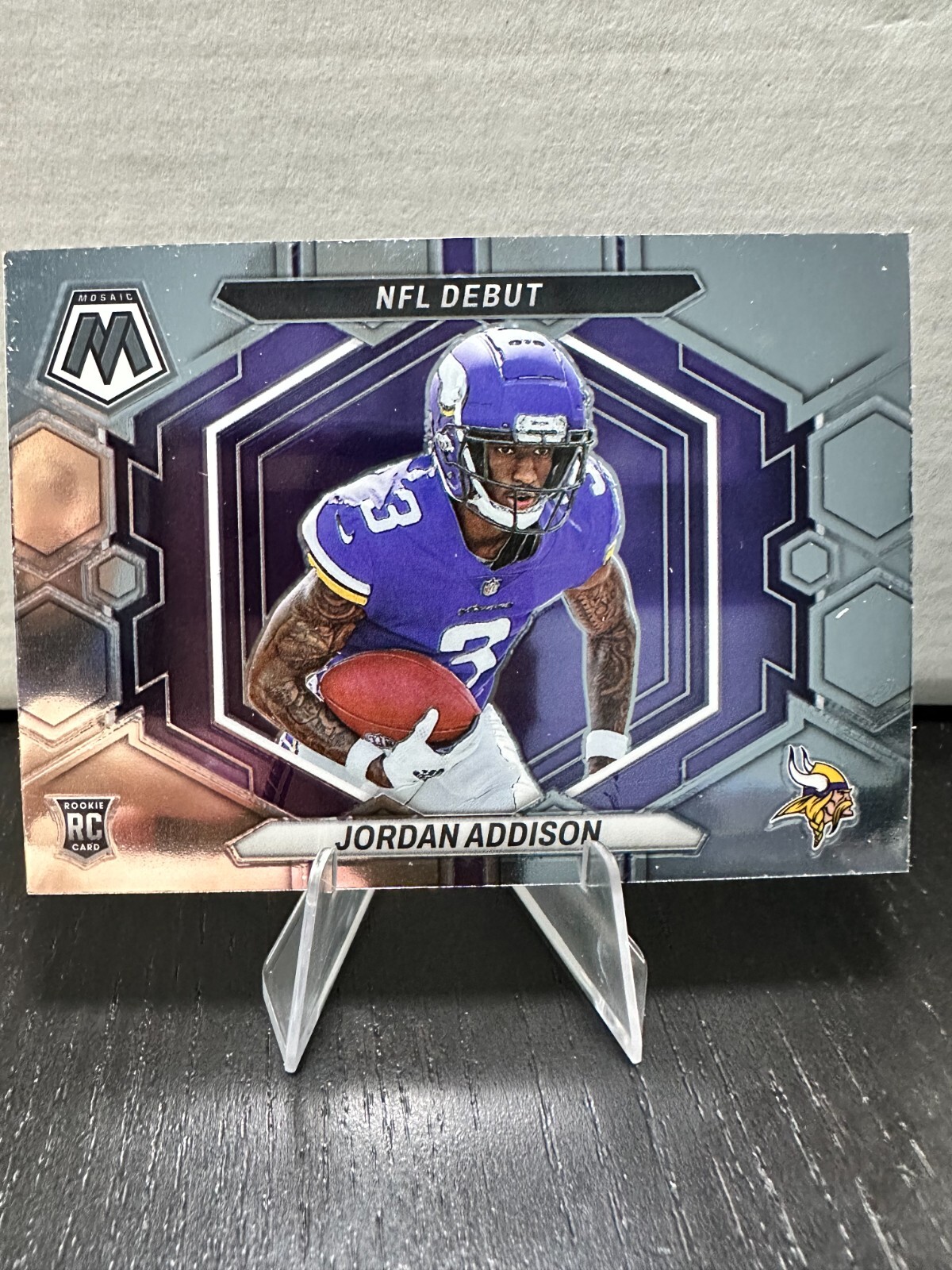 2023 Panini Mosaic - Nfl Debut Silver Prizm #ND-14 Jordan Addison (RC)