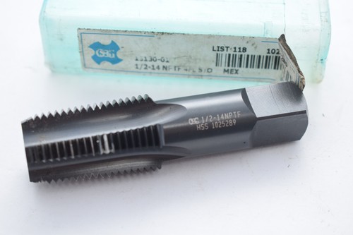 OSG 1313001 Pipe Tap Taper Steam Oxide 1/2-14
