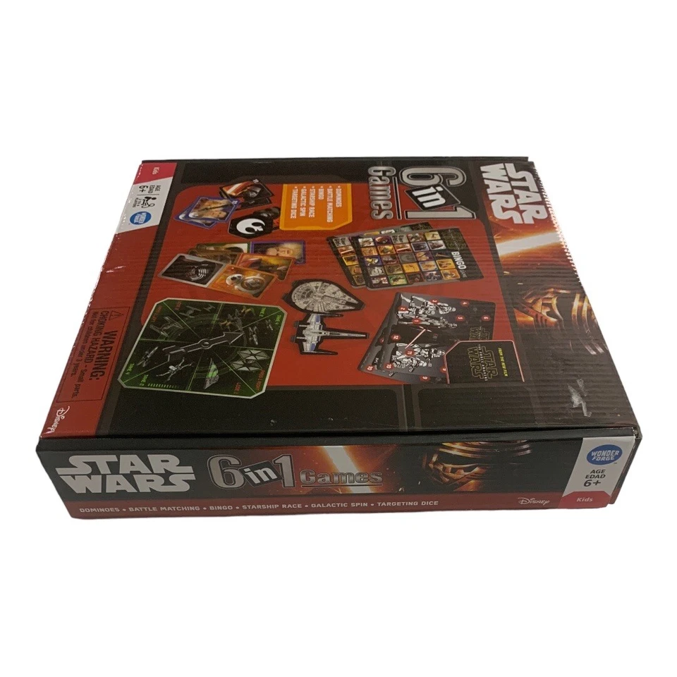 Star Wars the Force Awakens 6 in 1 Game 01360 2015 - Image 2 of 4