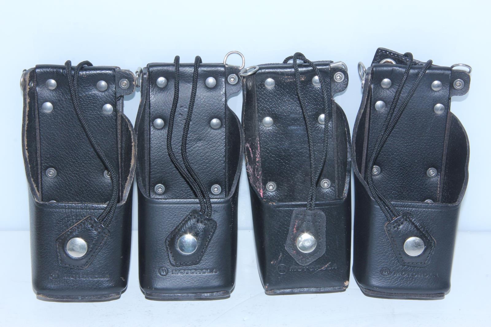 VARIOUS Styles LOT OF 28 Leather Holsters for Motorola/BK 2Way Radios eBay