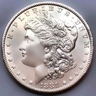1881 AUUNC MORGAN SILVER DOLLAR 90 1 COIN US L425 G2U